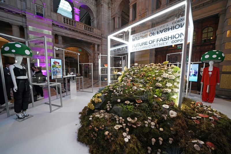 A view of the fashion installation by Stella McCartney. Photo: PA