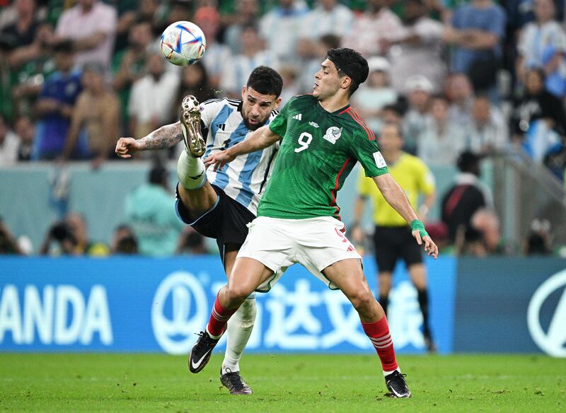 Raul Jimenez (Alvarez 66’) – 5. Showed intensity to attack spaces but faced similar struggles as Argentina’s centre-backs dealt comfortably with the danger. Getty