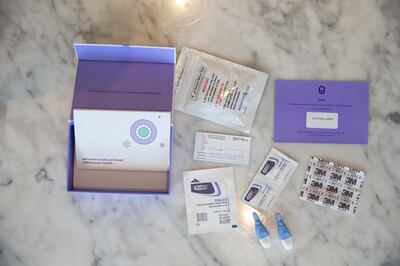 Ovasave's home-testing fertility kit. Photo: Ovasave