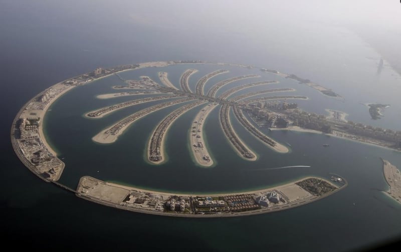 Dubai's Palm Jumeirah island. Ali Haider / EPA