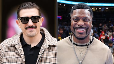 Andrew Schulz and Chris Tucker are set to perform at Etihad Arena in May. Getty Images / AFP