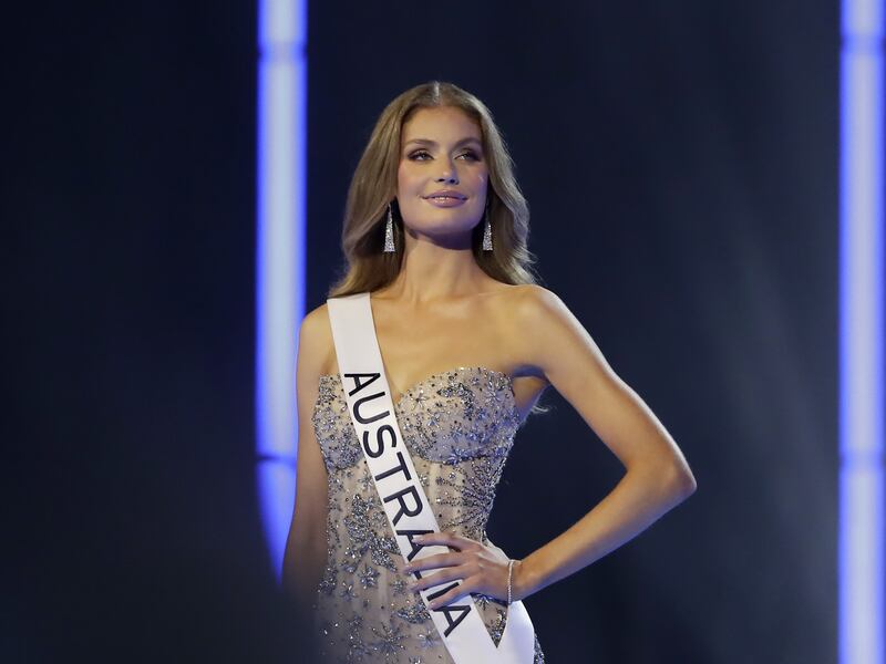Miss Universe Australia Moraya Wilson came in third at the pageant. EPA 