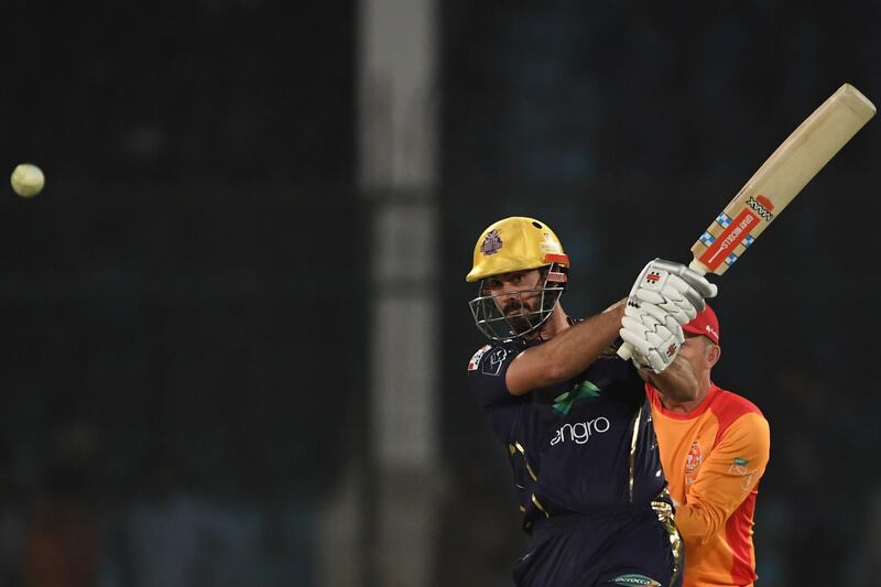 6 Ben Cutting (Quetta Gladiators)
In his role the late middle-order, Cutting faced just 77 balls in the tournament. He sent 13 of them for six. He also took eight wickets for the outgoing champions. AFP