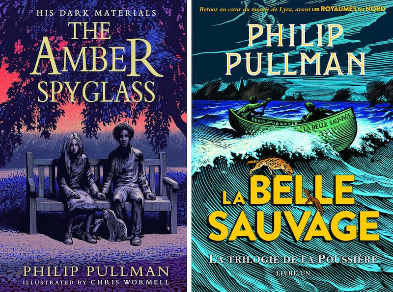 Technically a prequel, La Belle Sauvage is the first novel in a new trilogy, set just as His Dark Material's protagonist, Lyra Belacqua, was born. Photos: Laurel Leaf; Alfred A Knopf