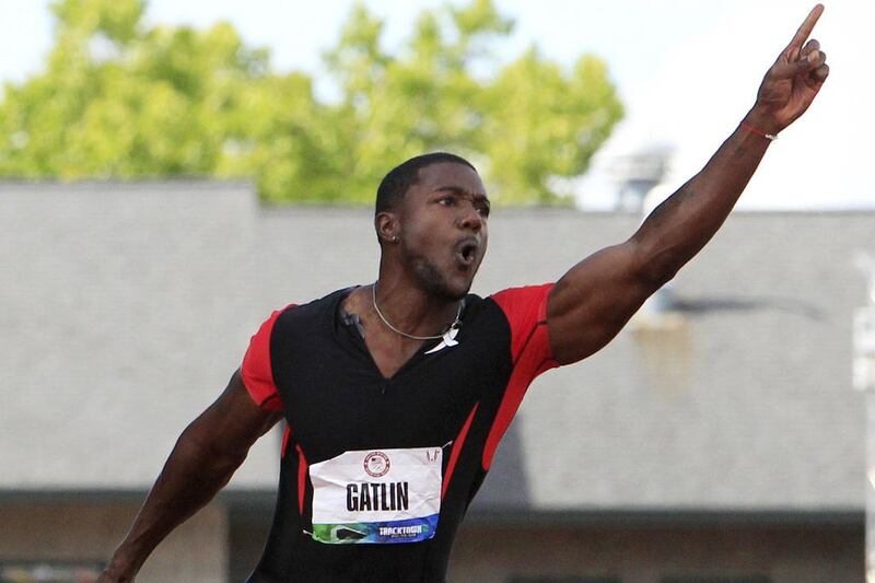 Justin Gatlin has twice won gold at the Athletics World Championships. Lucy Nicholson / Reuters