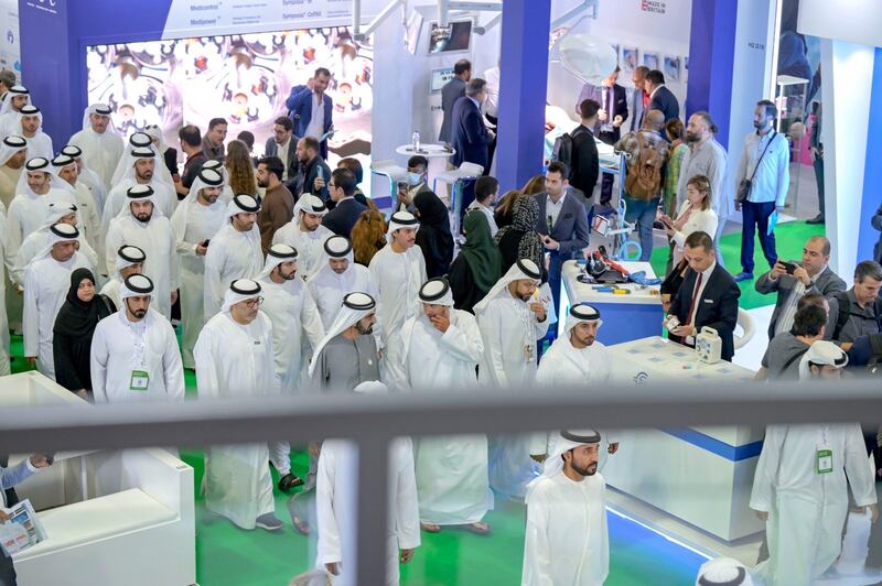It is the largest medical exhibition in the region. Photo: Dubai Media Office