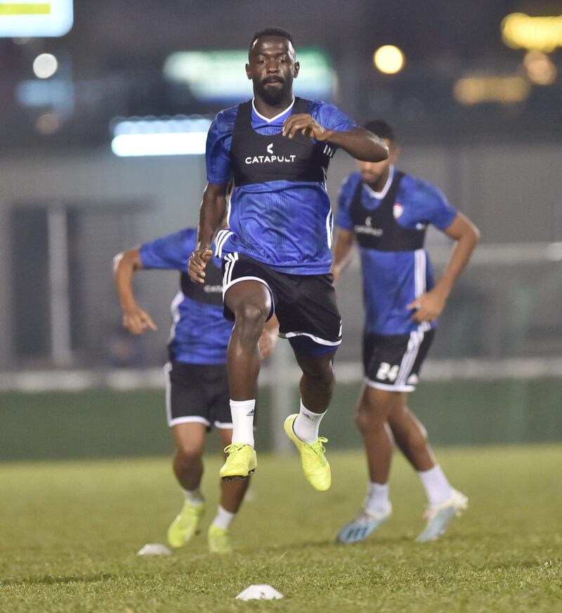 Photos of the training of the first national team in the camp of Malaysia.  Courtesy UAE FA