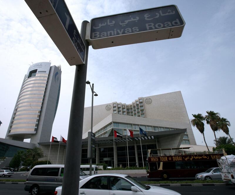 DUBAI-AUGUST 4,2008 - Sheraton hotel in Baniyas road,Deira in Dubai. ( Paulo Vecina/The National )  *** Local Caption ***  PV Skyline baniyas2.JPGPV Skyline baniyas2.JPG