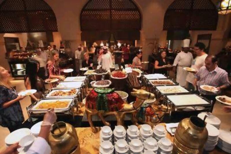 An iftar buffet must be treated with respect if you are to get the most from it. Paulo Vecina / The National