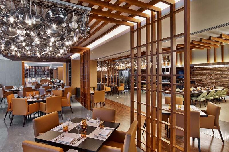 Above, the Level Seven restaurant at W Dubai. Courtesy Al Habtoor Group