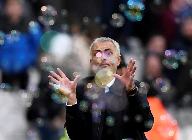 Tottenham Hotspur manager Jose Mourinho. Reuters