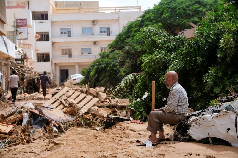 Storm damage in Derna, Libya. Reuters