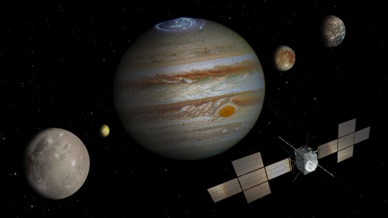 The European Space Agency orbiter will assess whether Jupiter's moons are habitable. PA
