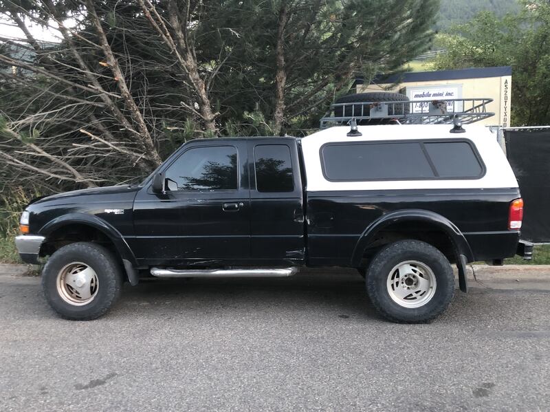 The truck, where Mr Cottier spends his summers. Photo: Cody Cottier