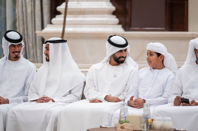 Various sheikhs and senior officials were also in attendance. Abdulla Al Bedwawi / UAE Presidential Court 