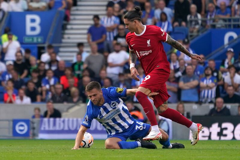 Provided the assist for Salah’s first goal and tried to make himself a nuisance to the Brighton defence but posed little in the way of goal threat.   AP
