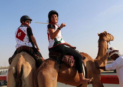 The expatriate camel jockeys who participated this year were from 15 countries. Chris Whiteoak / The National