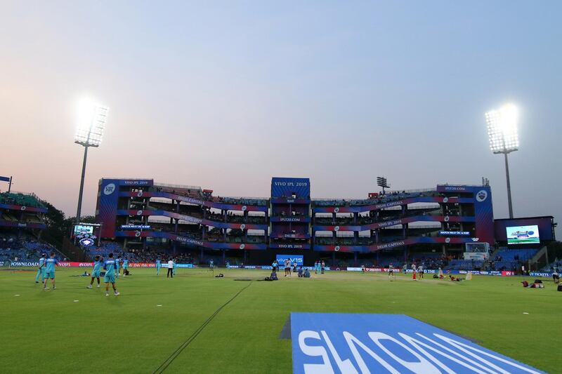 Gv of stadium during match 37 of the Vivo Indian Premier League Season 12, 2019 between the Delhi Capitals and the Kings XI Punjab  held at the Feroz Shah Kotla Ground, Delhi on the 20th April 2019

Photo by Saikat Das /SPORTZPICS for BCCI