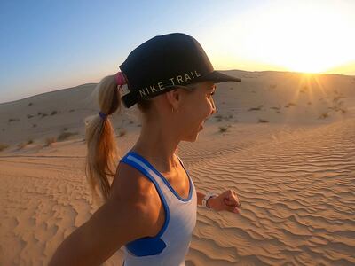 The athlete loves running in Hatta and on other off-the-beaten-track routes in the UAE.