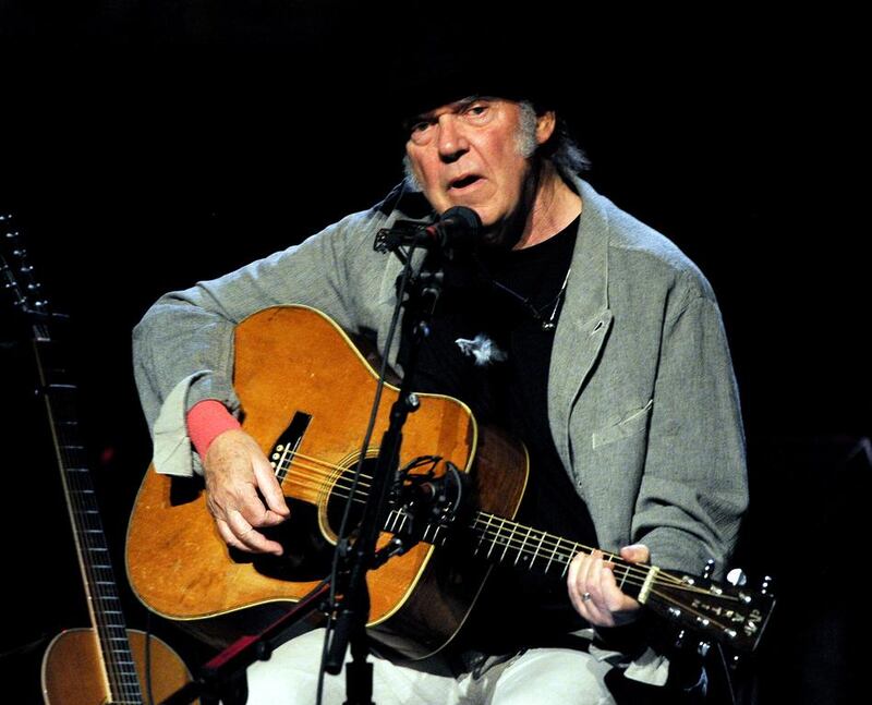 Singer/songwriter Neil Young. Kevin Winter/  Getty Images / AFP 