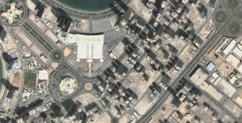 The Expo Centre in Sharjah in 2021. Photo: Google Earth