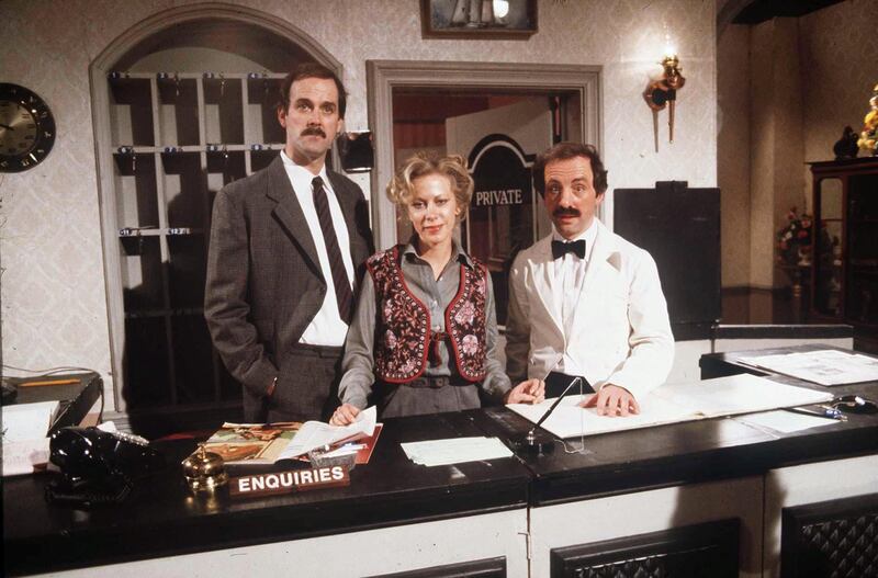 Mandatory Credit: Photo by Shutterstock (71652a)
John Cleese, Connie Booth and Andrew Sachs
FAWLTY TOWERS TV SERIES