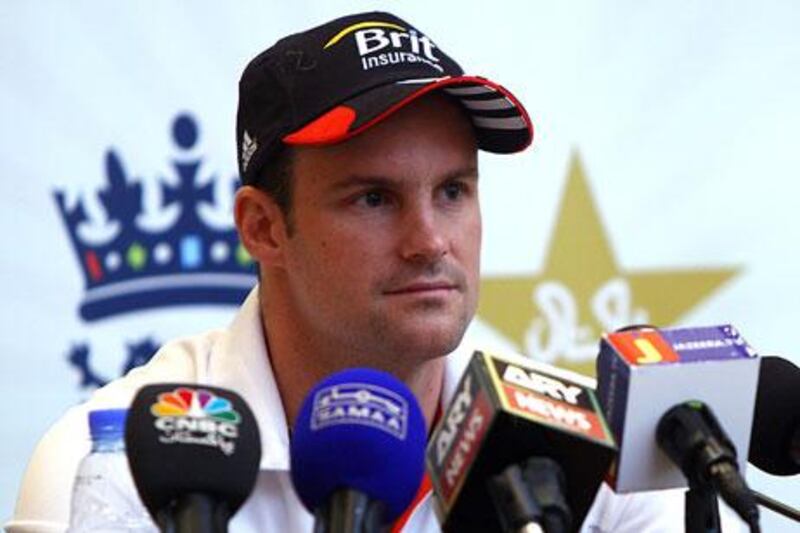 Andrew Strauss, at a news conference following England’s arrival in Dubai, wants everyone to focus on cricket for a change.