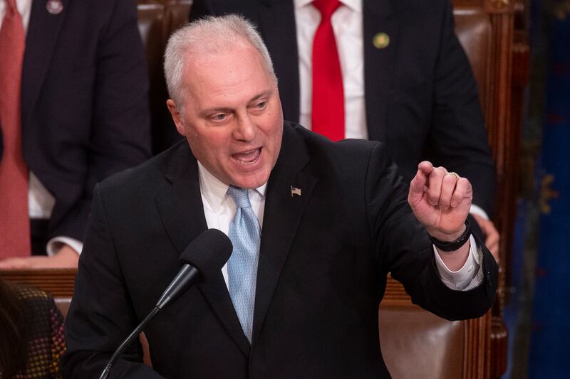 Republican Steve Scalise, who was shot at the Congressional softball game in 2017, has been considered for the Speaker of the House position. EPA