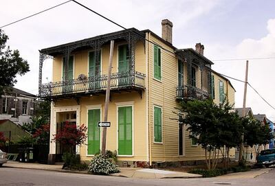 This New Orleans house dates back to 1855. Airbnb