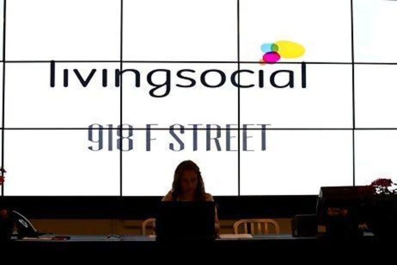 It was revealed this week LivingSocial was looking to sell its subscriber bases in the UAE, Egypt and Lebanon. AFP