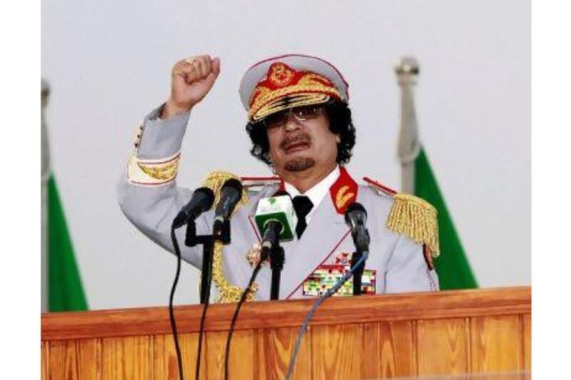 A reader says the 'constant' presence of Col Muammar Qaddafi has been to Libya's detriment. Ismail Zetouny / Reuters