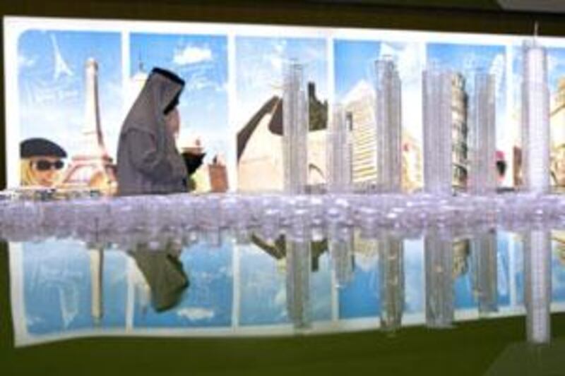 A display at last year's Cityscape in Abu Dhabi. Industry watchers say this year's event will focus on more tangible issues as the sector has matured since the downturn.