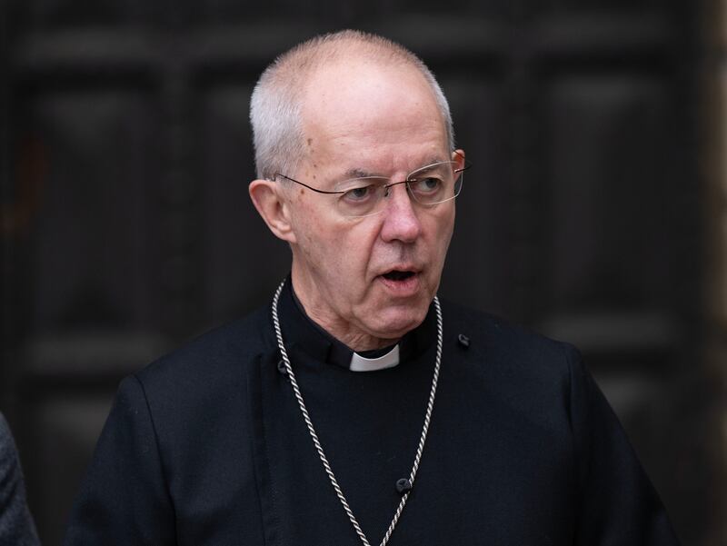 Archbishop of Canterbury Justin Welby calls for peace between faith communities in the UK amid the conflict between Israel and Hamas. PA