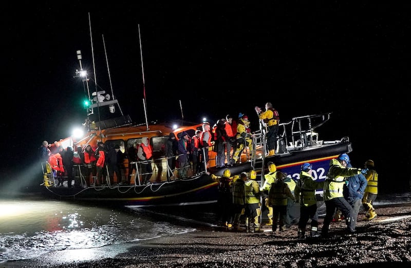 The incident came after reports that two migrants had drowned earlier on Wednesday after a small boat packed with 60 people capsized two hours after leaving the French town of Neufchatel-Hardelot. AP