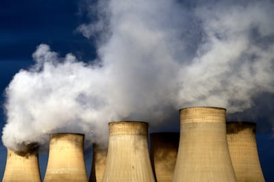 Ratcliffe-on-Soar power station in Nottinghamshire. Coal-fired plants will eventually be replaced by green and clean technology, which will enhance overall economic growth, experts say. PA