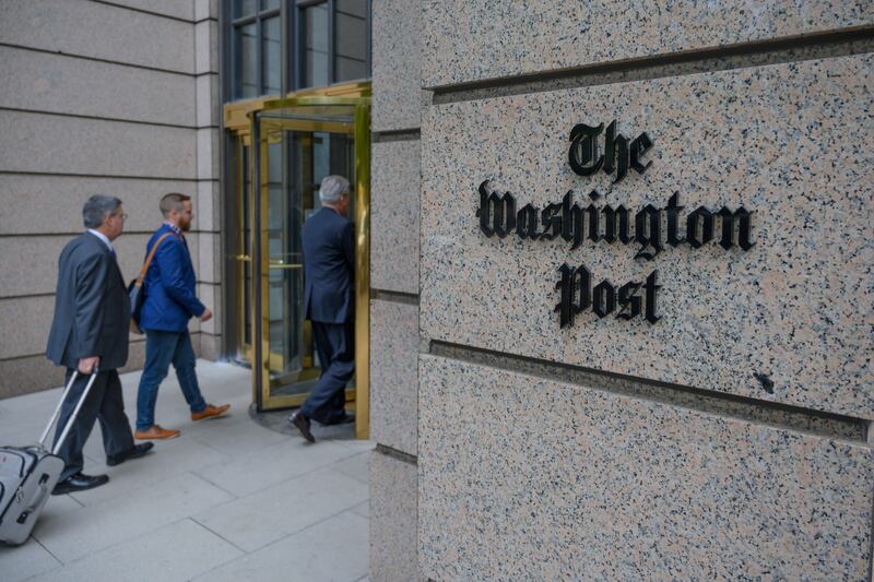 The Washington Post's headquarters in Washington. AFP