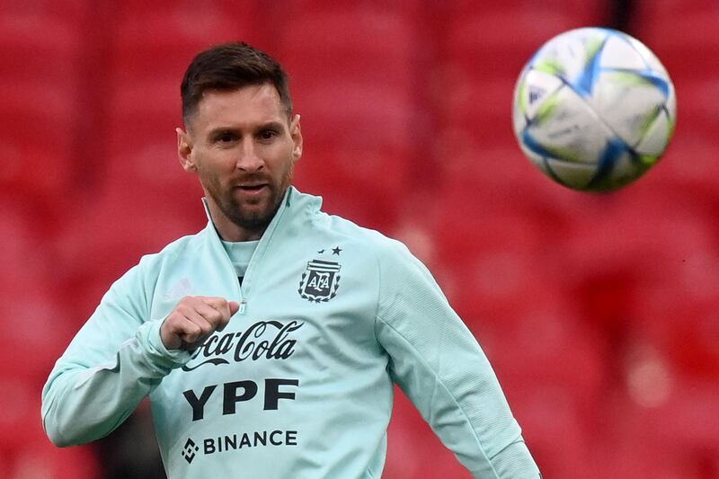 Argentina captain Lionel Messi. AFP