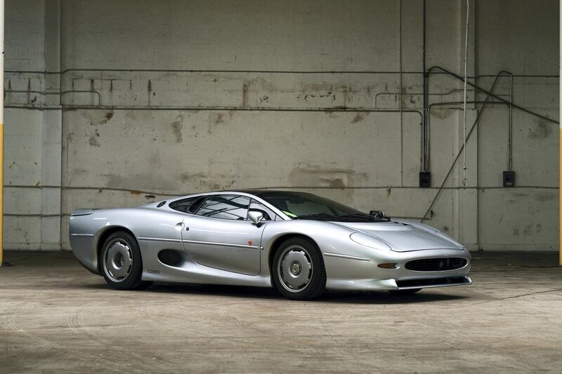 The 1993 Jaguar XJ220.