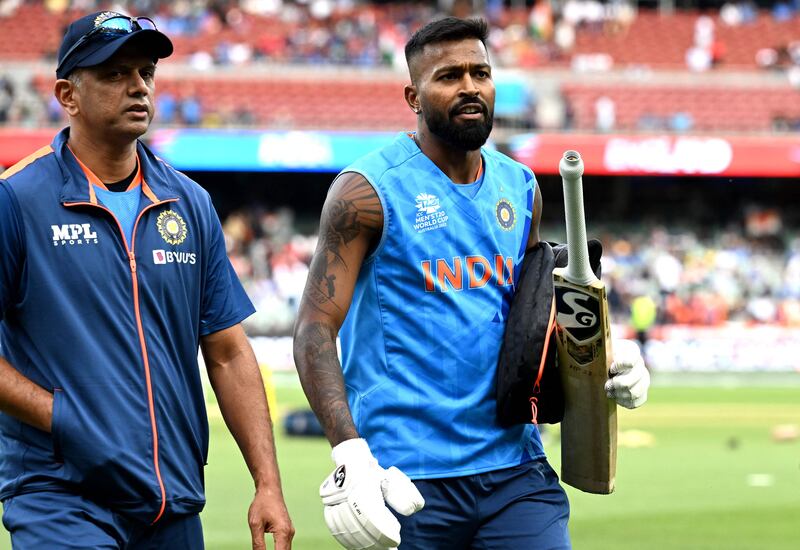 Hardik Pandya will captain India's T20 team in the absence of Rohit Sharma. AFP