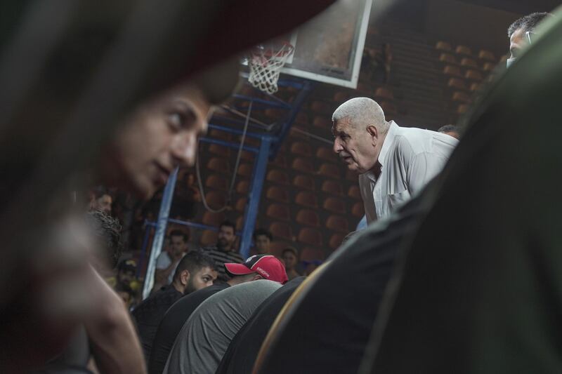 Jasim Alaswad trying to find the ring during the traditional ring tournament in Baghdad Iraq. Haider Husseini / The National