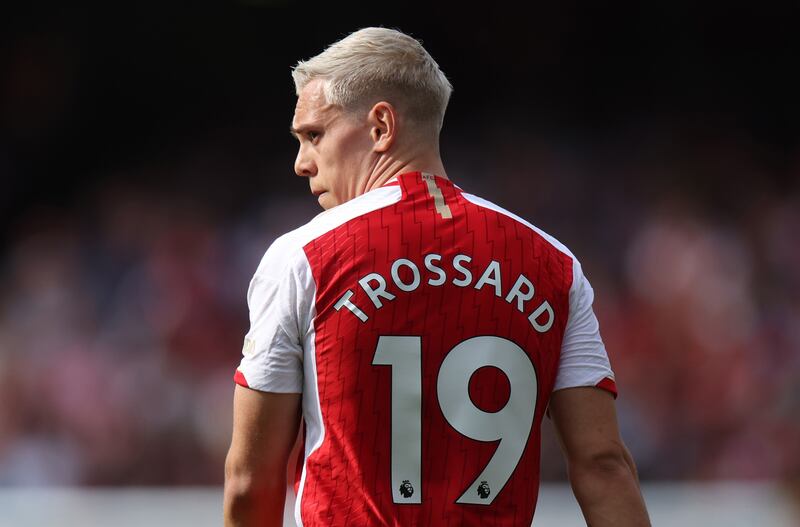 Leandro Trossard 7: As a newcomer to Arsenal's front three, Trossard has proved that he has been worth the investment and one of the best signings of the January transfer window. With 10 assists under his belt already, he has a lot to offer to the team. Getty Images
