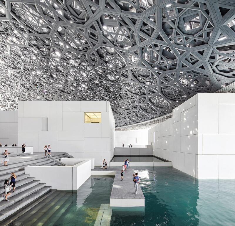  Jean Nouvel’s glistening dome is as much an attraction as what’s inside the museum.  Courtesy Louvre Abu Dhabi 