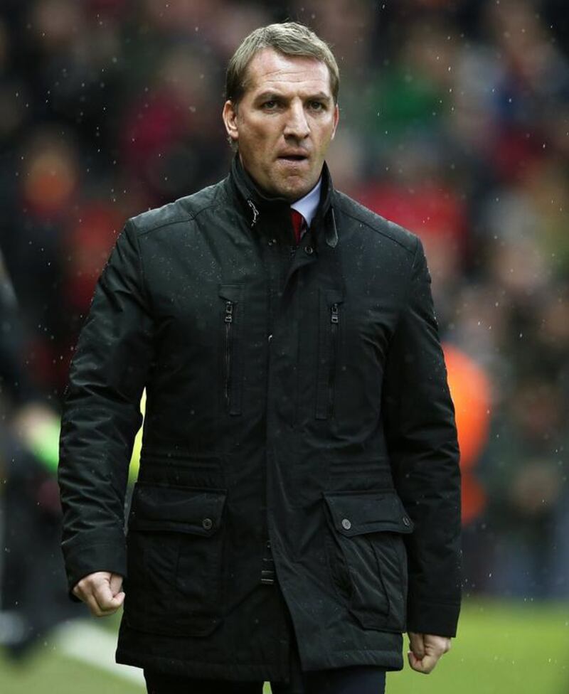 Brendan Rodgers is facing a stormy patch in his coaching career at Liverpool. Phil Noble / Reuters