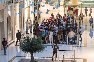 Dubai Mall footfall rose 4 per cent in the first nine months of the year to 60 million. Leslie Pableo for The National