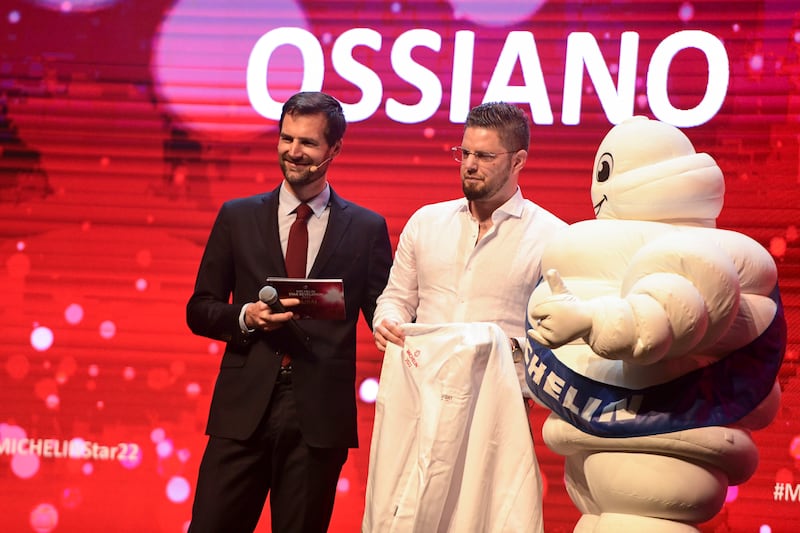One Michelin star goes to Ossiano. Khushnum Bhandari / The National