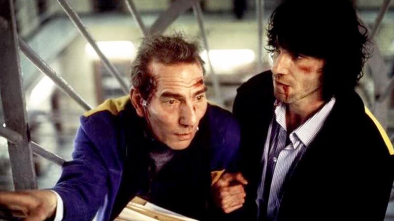 Jim Sheridan received three Oscar nominations (Best Film, Best Adapted Screenplay and Best Director)  for the 1993 film In The Name of the Father, starring Pete Postlethwaite, left, and Daniel Day Lewis. Courtesy Hell's Kitchen Films