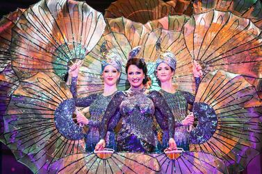 Soprano Monika Fischl, centre, says the colourful costumes and stage design make the operetta a real crowd-pleaser. Courtesy Dubai Opera