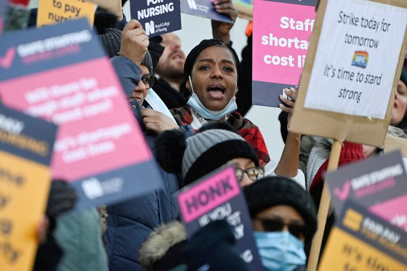 NHS nurses and other health sector workers are holding more strikes next week. Reuters