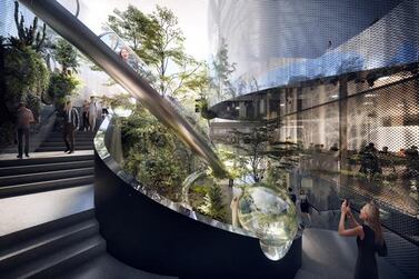 Luxembourg's pavilion at Expo 2020 Dubai will feature a giant slide. Courtesy: Luxembourg Pavilion Expo 2020 Dubai