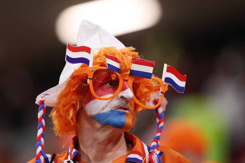 Netherlands fans enjoy the pre-match atmosphere. Getty 